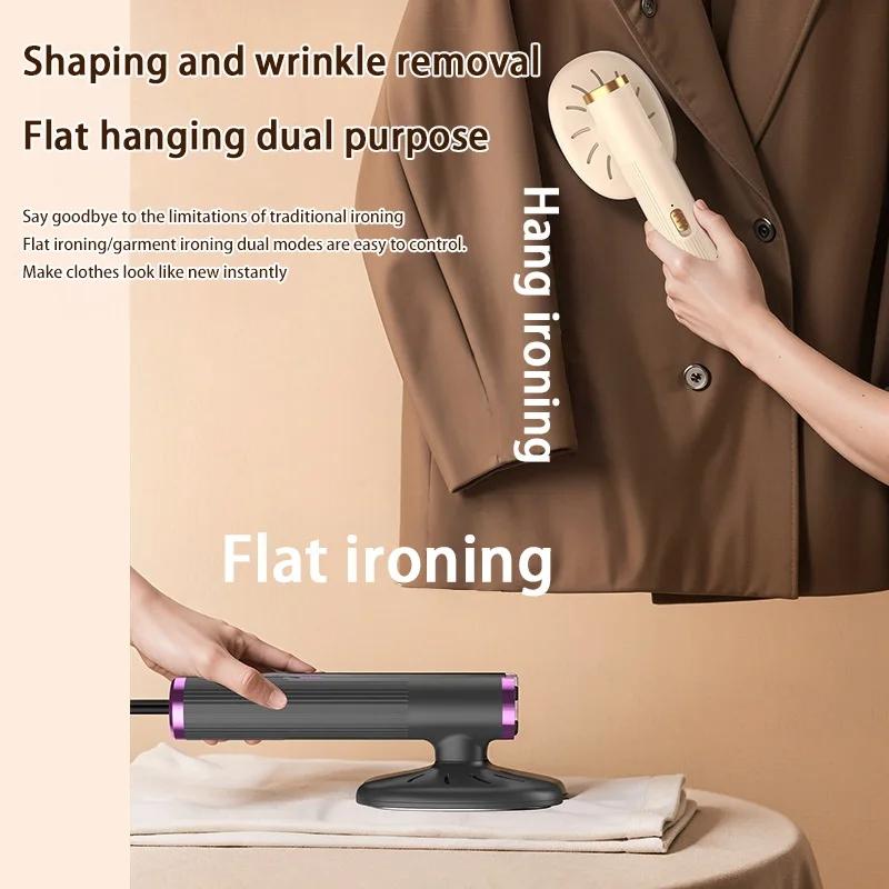 Portable Travel Hanging Iron, Handheld Steamer Iron, Travel Specific Fast Heating, Clothing Fabric Ironing Machine with Handle