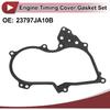 1 Pcs Car Engine Timing Cover Gasket Set for Nissan Altima 3.5L V6 - Gas 2007-2014 Chain Case Cover Gasket No.23797JA10B Black Metal