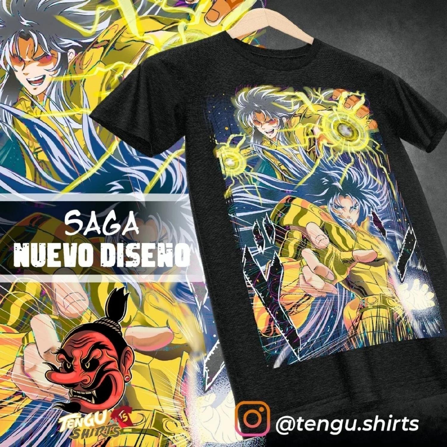 Футболка Kurogane Ikki Saint Seiy,рыцари зодиака,манга,аниме,шун,ширю S