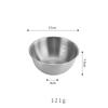 Double Layer Soup Rice Bowl Stainless Steel Noodles Bowl Durable Fruit Salad Bowl  Food Tableware