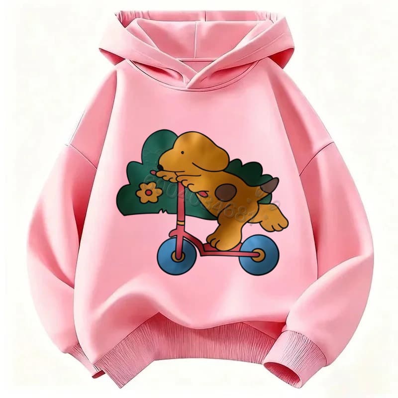 Neuestes Modell - Lässiger Kinder-Kapuzenpullover mit langen Ärmeln. Warmes und bequemes Kapuzenshirt für Winter/Frühling.