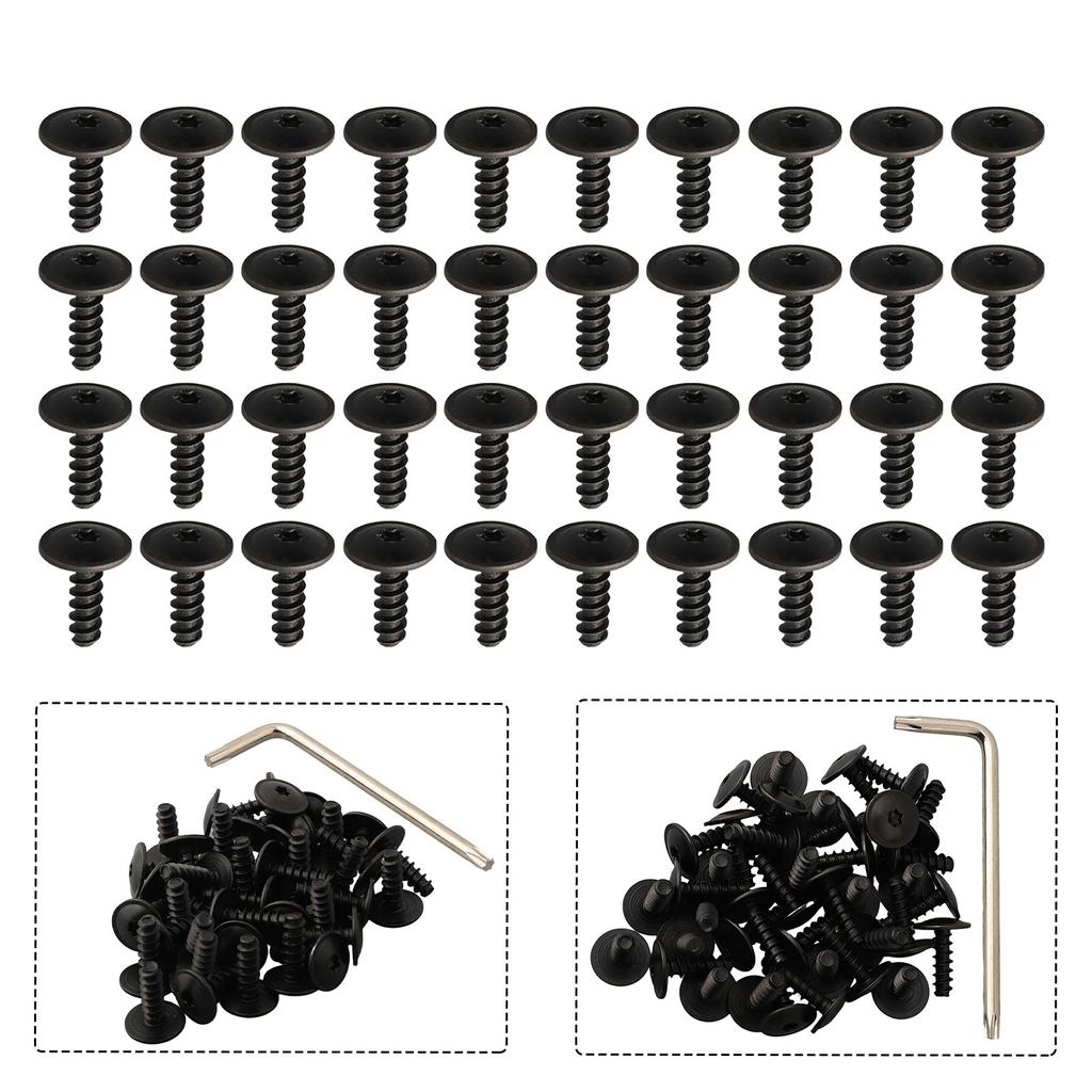 Clip Vehicle 40 Pc 40pcs 40pcs/set Accessories Black
