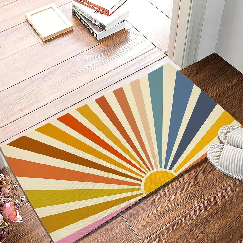 Colorful Carpet for Entryway Front Door Kitchen Indoor Outdoor Rug Non-Slip Floor Mat Welcome Home Decor Mats Entrance Door Rugs