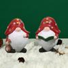 Creative Gnome Figurine Resin Dwarfs Miniature Sculpture Santa Claus Statue  Festive Atmosphere
