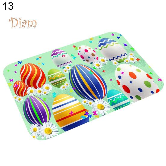 CO&LO podlahová rohož Protiskluzová protiskluzová Pohodlná velikonoční rohožka pro zajíce pro domácnost