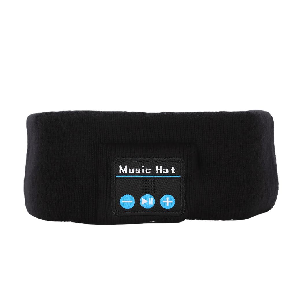 Sports Bluetooth Earphones Headband Wireless Fitness Headphones Built In Speaker Black Dual Stereo Sound