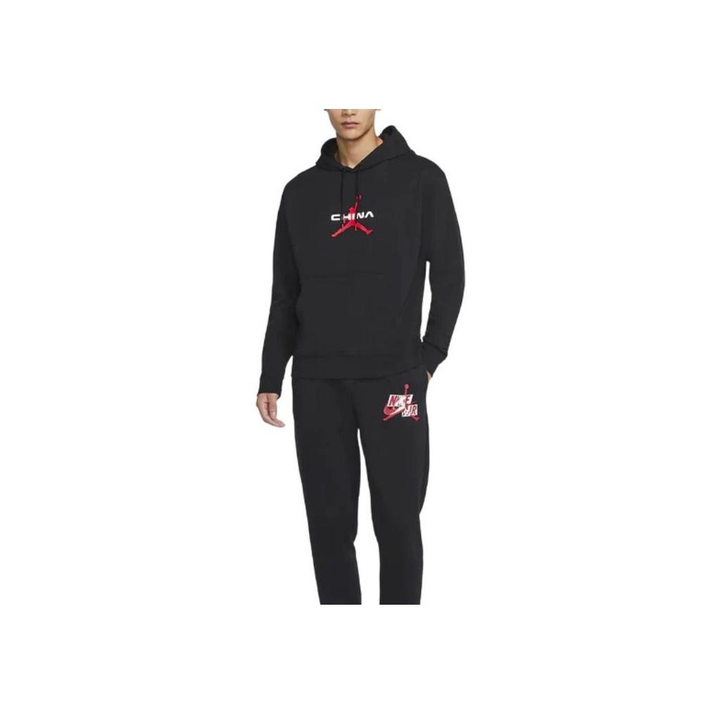 Jordan Casual Sport Drawstring Hoodie Pullover Men Tops Black DH4344-010