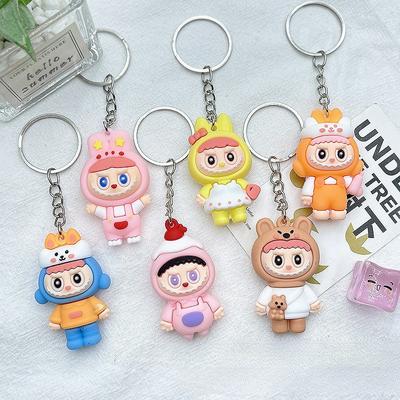 Cartoon Schlüsselanhänger Puppe Anhänger Trendiger Schlüsselanhänger Blind Box Puppe DIY Handy Zubehör