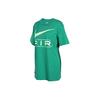 Nike Letter Logo Casual Trendy Fashion Sports Knit Crew Neck Short Sleeve Drop Shoulder T-Shirt Women T-Shirt Green FV8003-324