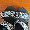 Leopard Print EVA Wedge Sandals - Plus Size Beach Summer Fashion, Height-Boosting Thick Sole.