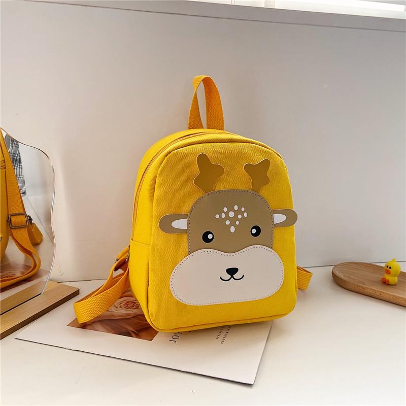 Cute Animal Pattern School Bag For Toddlers Breathable And Wear-resistant