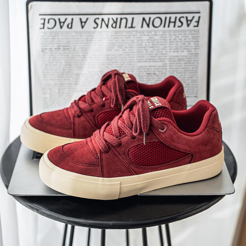 

Men s Retro Casual Sneakers Breathable Comfort Versatile Trend Skateboard Shoes Men s Lace Up Running Sneakers Zapatillas Hombre 39