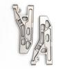 2Pcs Remote Control Front Upper Suspension Arm Aluminum Alloy Replacement for Corally Kronos 6S 1Celsius8 Remote Control Car Model  Body Parts