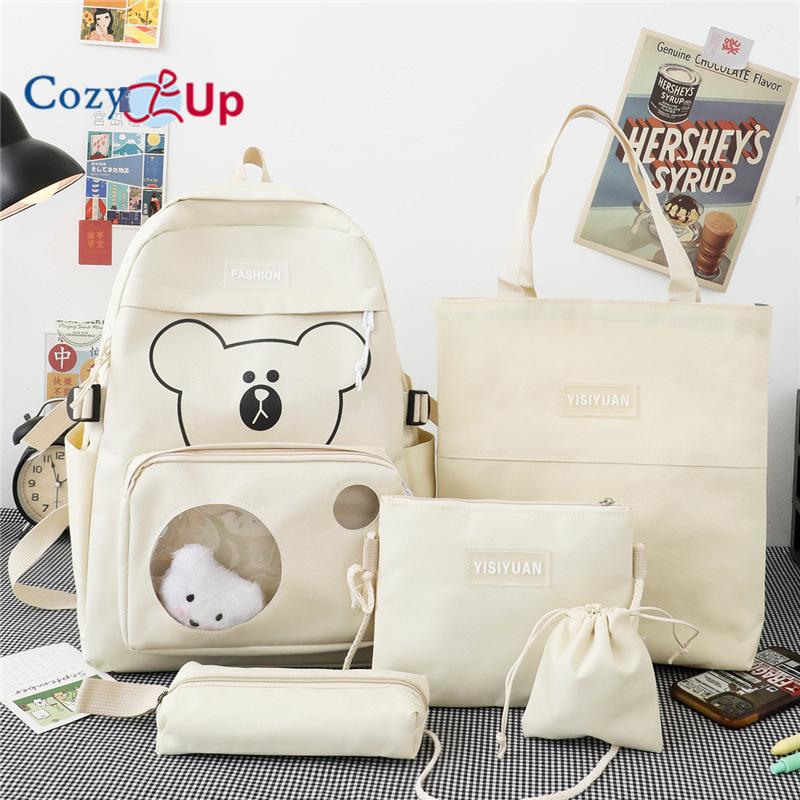 Износостойкий мультигрупповой и школьный рюкзак с героями мультфильмов животных — фото 7