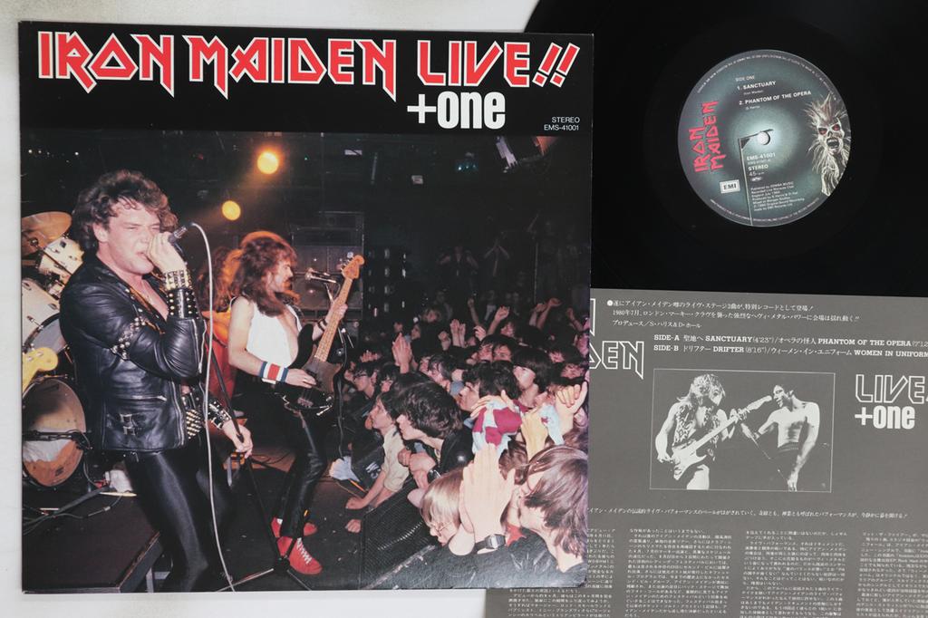 12inch Record IRON MAIDEN - Live One EMS41001 EMI 1980 Japan Metal Used