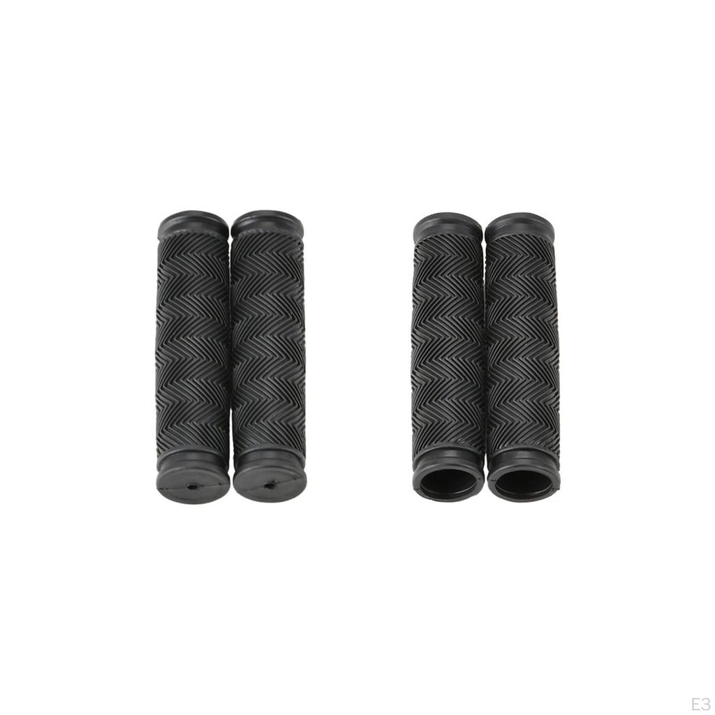 2 Pieces Bike Grips Handle Foldable Bikes Replacement Cycling Rubber Hand Grip Mountain