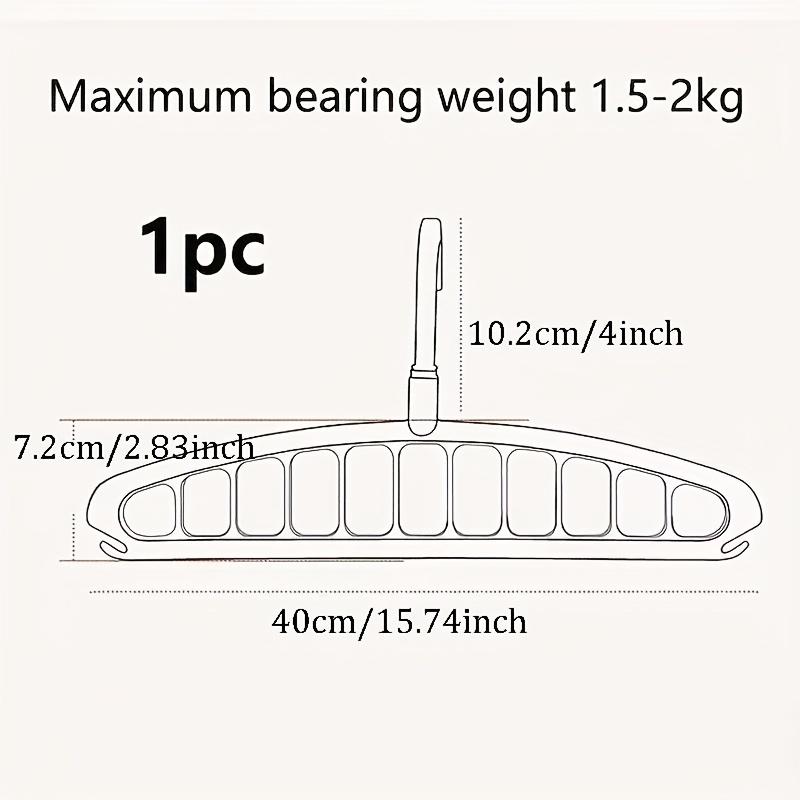 Space Saving Hangers for Closet Organizers and Storage, Heavy Duty Plastic Clothes Hanger for Shirt Sweater, Collapsible Hanger