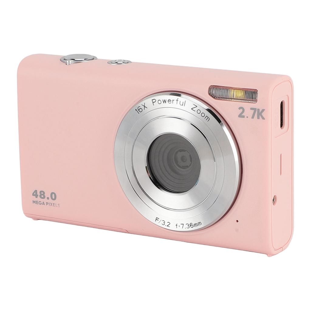 Digital Camera 2.7K 48MP Portable Vintage   Camera Auto  Camera with 2.8inch   Screen for Students Adults Girls
