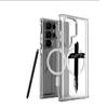 Cross Magnetic Transparent Full Coverage Phone Case for iPhone 15/16/17 Pro Max