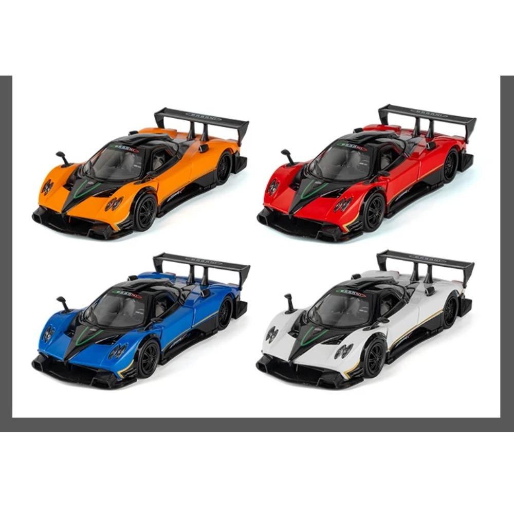 1/32 Pagani Zonda R Supercar Alloy Car Model Sound and Light Pull Back Children's Toy Collectibles Birthday Gift