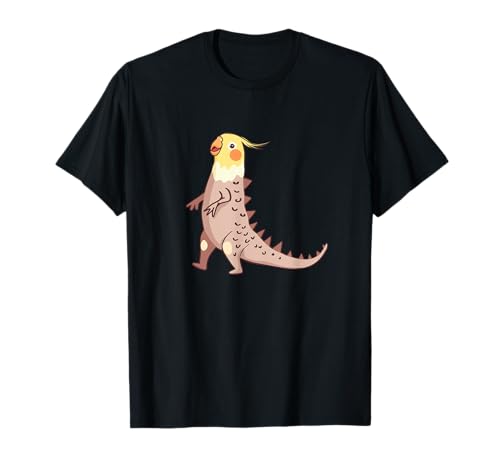 Cockatiel Dinosaur Funny Bird Parrot Meme T-shirt