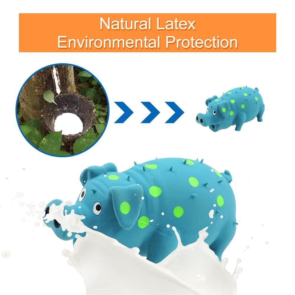 Z piszczałką lateksowe zabawki do gryzienia dla psów świnka piszcząca zabawka do ściskania dla psów piszcząca zabawka dla psów zabawy dla zwierząt domowych