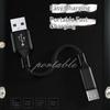 USB A to Type C Short Data Cable 0.25M 3A Fast Charging Nylon Braided Cord for Home Office Phone Charging