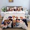 K-Pop Group 3D Printed Bedding Set S-Stray-K-Kids Duvet Cover Pillowcase Single/Twin/Full/Queen Size For Fans Bedroom Decor