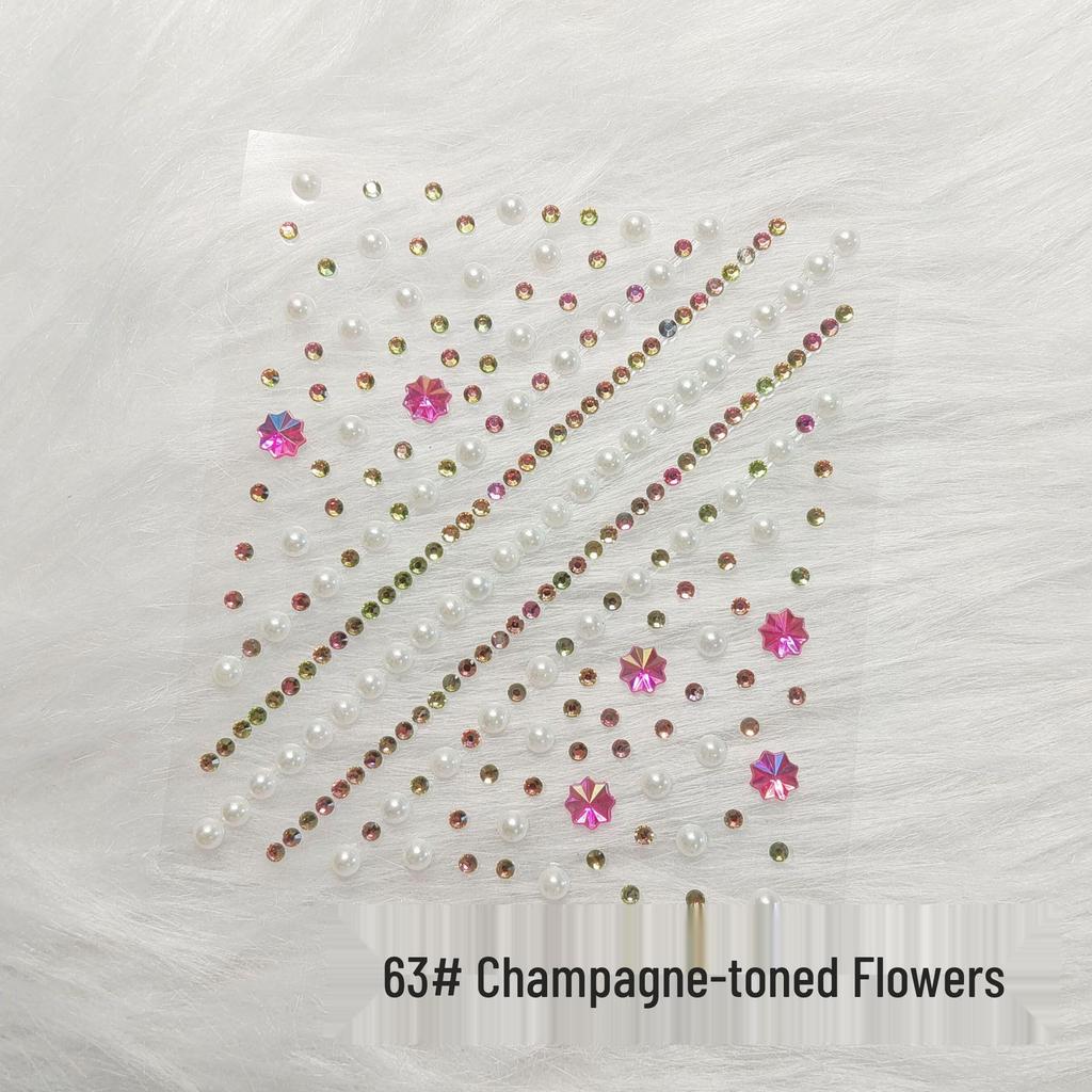 Children's Cartoon Crystal Gem Rhinestone Stickers - Decorative Diamond Decals for Toys & Stage Performance