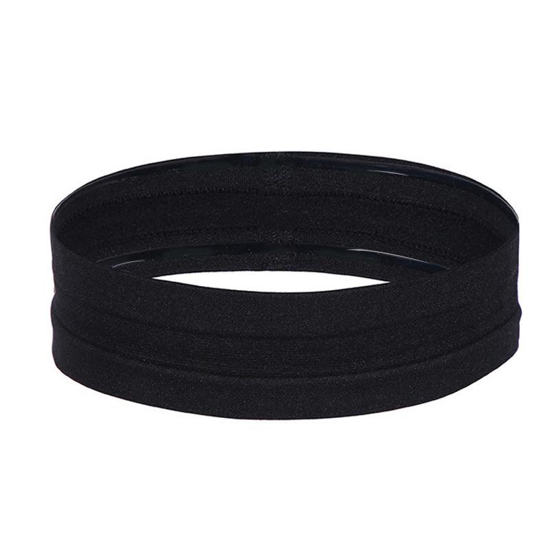 Versatile Sweat-Wicking Elastic Sports Headband for Yoga, Tennis, Basketball, and Fitness