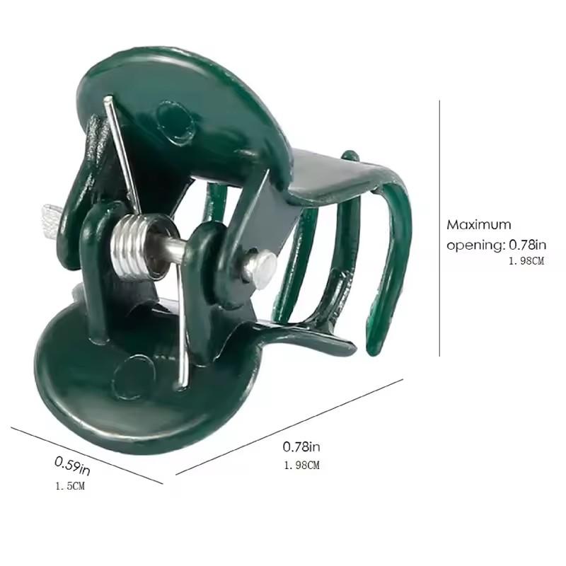 20-100 Stück Kunststoff-Pflanzenstützklemmen Orchideen-Stielklemme für Rankenstütze Gemüse Blume Bündelbinder Astklemme Gartengerät