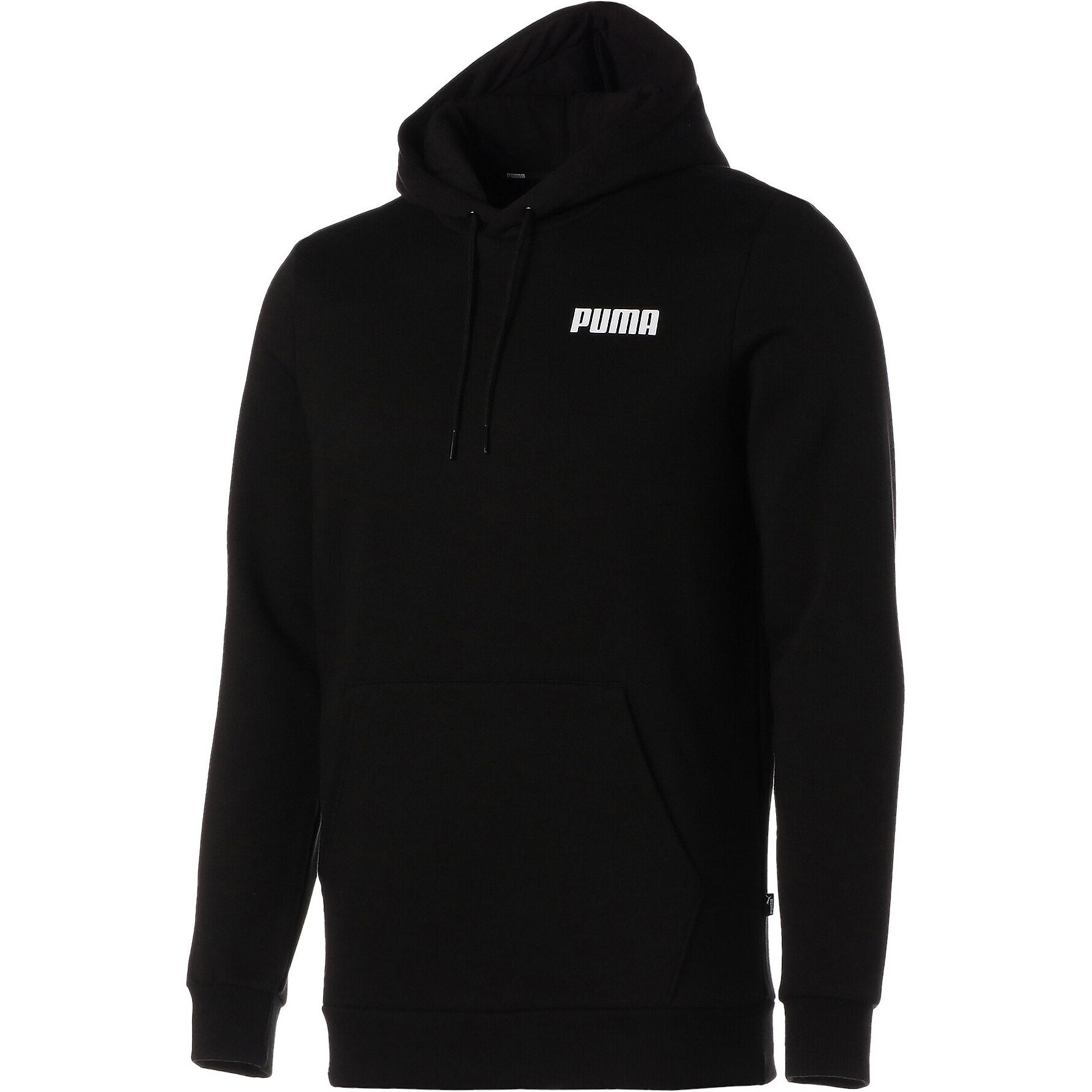 Puma Essentials Hoodie With Letter Print Men Hoodies Black 84722701 M