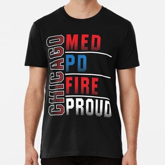Chicago Med Pd Fire Proud Shirt T-Shirt S