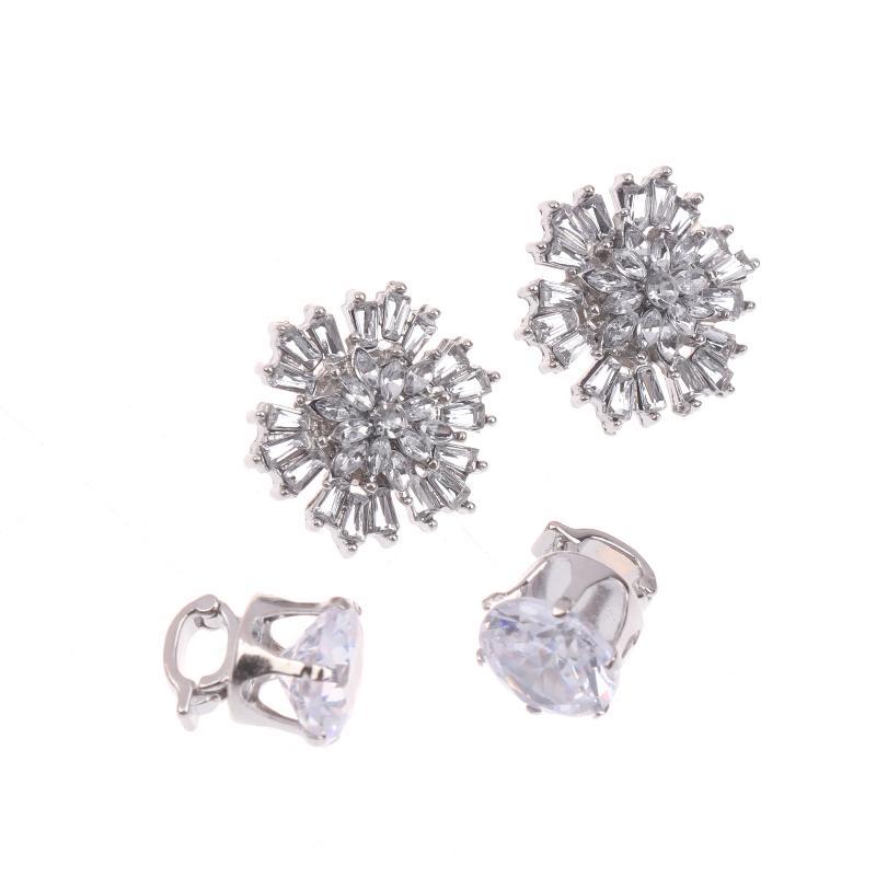2Pcs DIY Headphone Diameter Buckle Zircon Decorative Headphone Decoration Clip Removable Easy To Install Earbud Accessories
