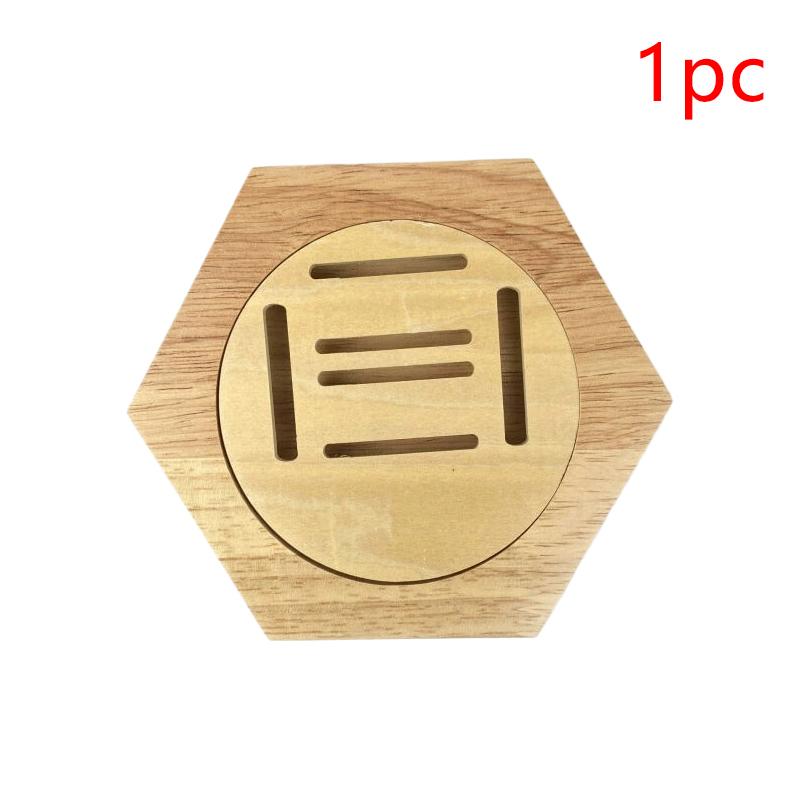 Supporto espositore per medaglie in legno Design esagonale a nido d'ape Scatola porta premi sportivi Decorazione creativa da parete Decorazione per la casa