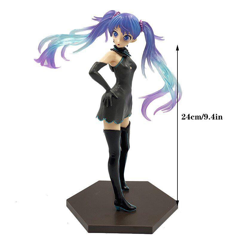 Hatsune Miku Cartoon Virtual Singer Manga Statue Figurines Stunning Collectible Model Toy