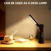 Rechargeable Camping LED Flashlight Work Light with Magnet and Hook IP64 Waterproof 5 Lighting Modes Suitable for Night Work