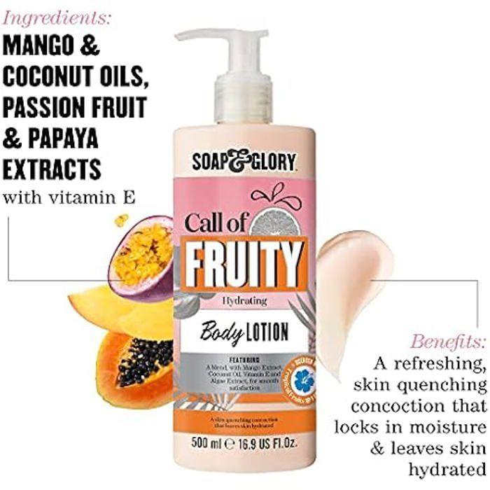 Körperlotion - SOAP & GLORY - CALL OF FRUIT - 500 ml - Ohne Parabene - Für alle Hauttypen
