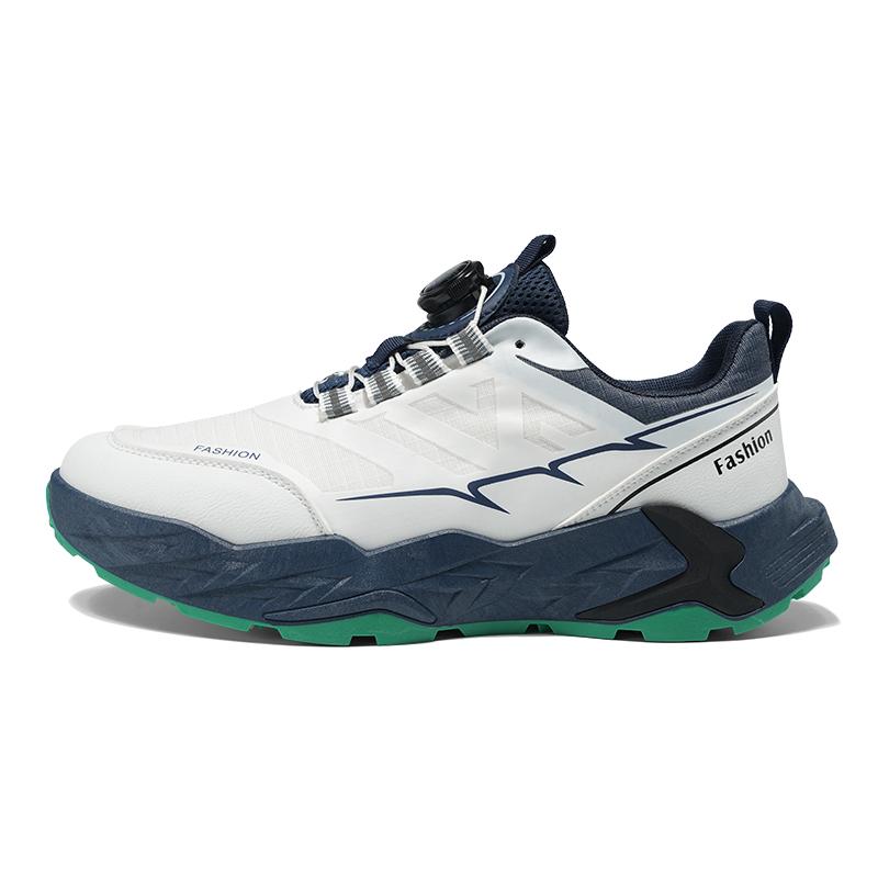 Men Sports Running Shoes Outdoor Walking Soft Casual Sneakers Fashion Designer Leather Sneaker Men's Tennis Masculina Orange