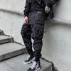 Pantalon Cargo Multi-poches Mode Homme Y2K Outdoor Techwear Pantalon Cheville Style Punk Décontracté Pantalon Parachutiste Grande Taille
