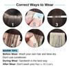 Real Hair Without Trace Invisible Extension Piece Jurchen Wig PU Tape In