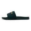Puma Leadcat Series Fashion Comfortable Casual Other Totem Leather Splicing Slide Sandals Unisex Sandals Green Gold 398678-03