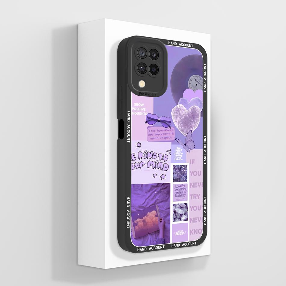 For Samsung Galaxy A12 M12 F12 Case Funny Anti Drop Liquid Silicone Phone Shell For Samsung A 12 High Quality Soft Back Cover