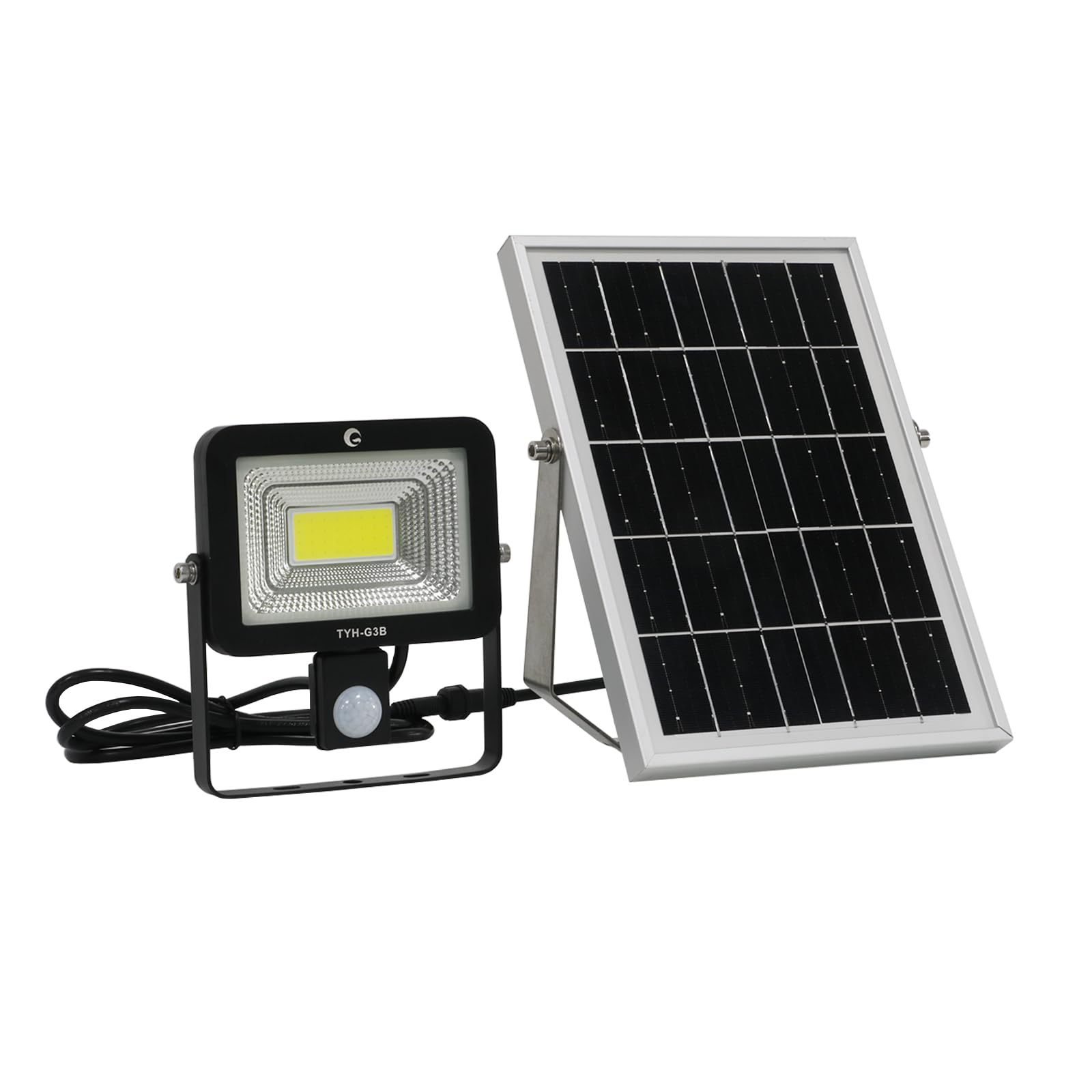 

GOODGOODS 15W Solar Light for Outdoor Use with Motion Automatic 2 6600mAh High No Outlet Motion Security Light for Sensor, On/Off, Modes, Capacity, белый