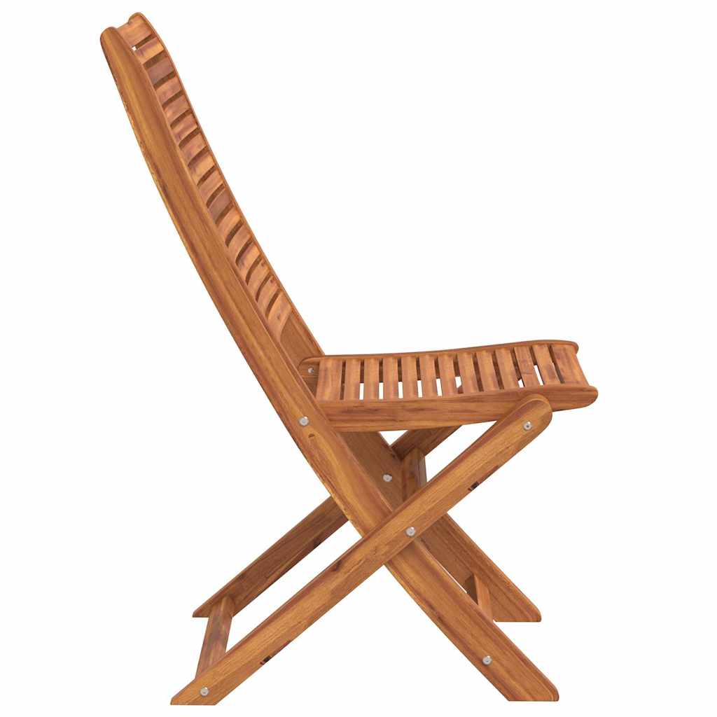 Garden Chairs 8 pcs Foldable 51 x 66 x 95 cm Solid Acacia Wood