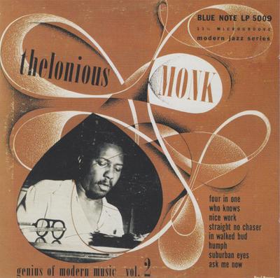 CD THELONIOUS MONK - Genius Of Modern Music, Vol. 2 724353213923,53 Blue Note 2001 Europe Jazz Used