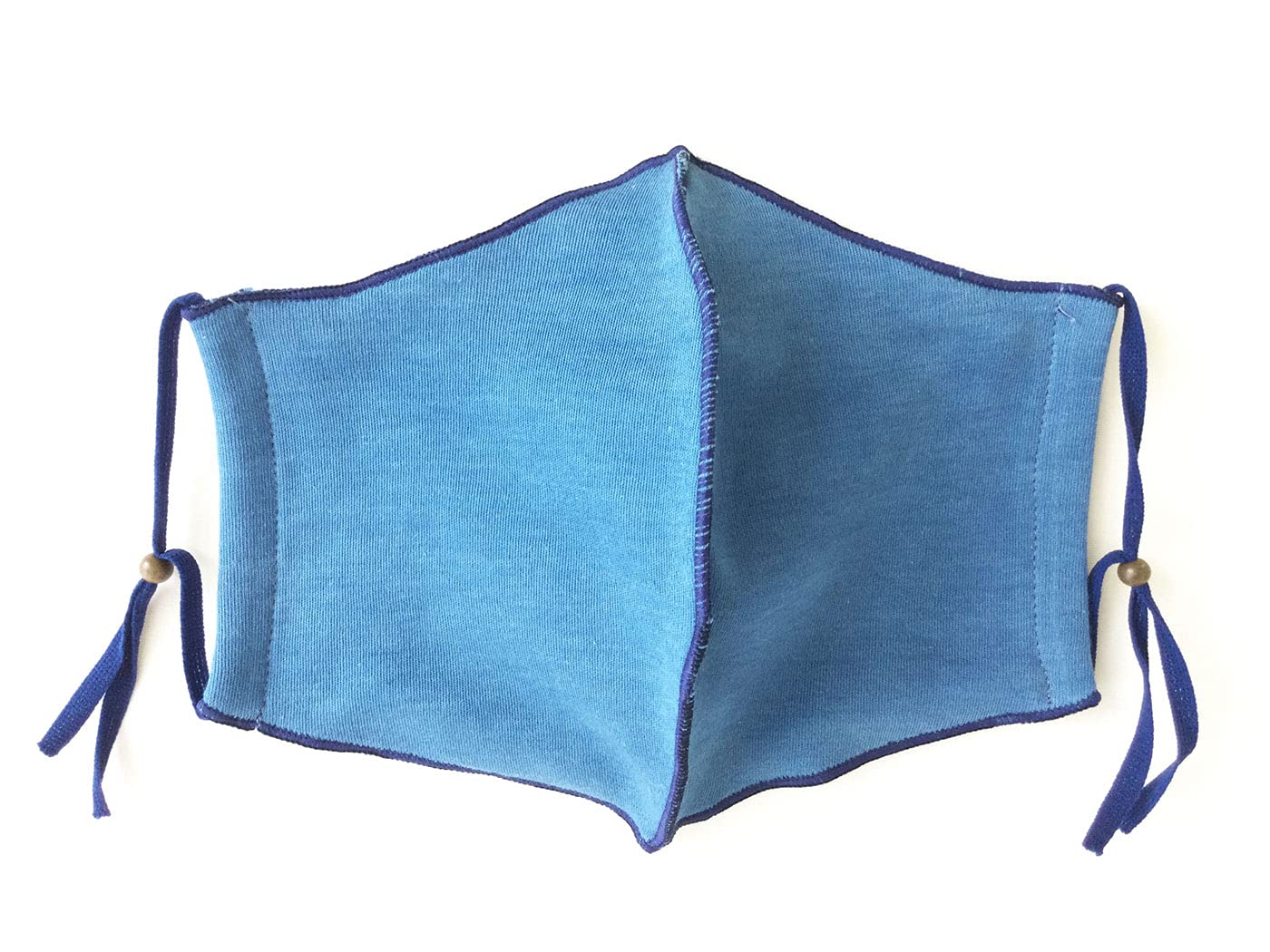 

Authentic Indigo Dyed Mask [KUNUGI] (Navy Blue)