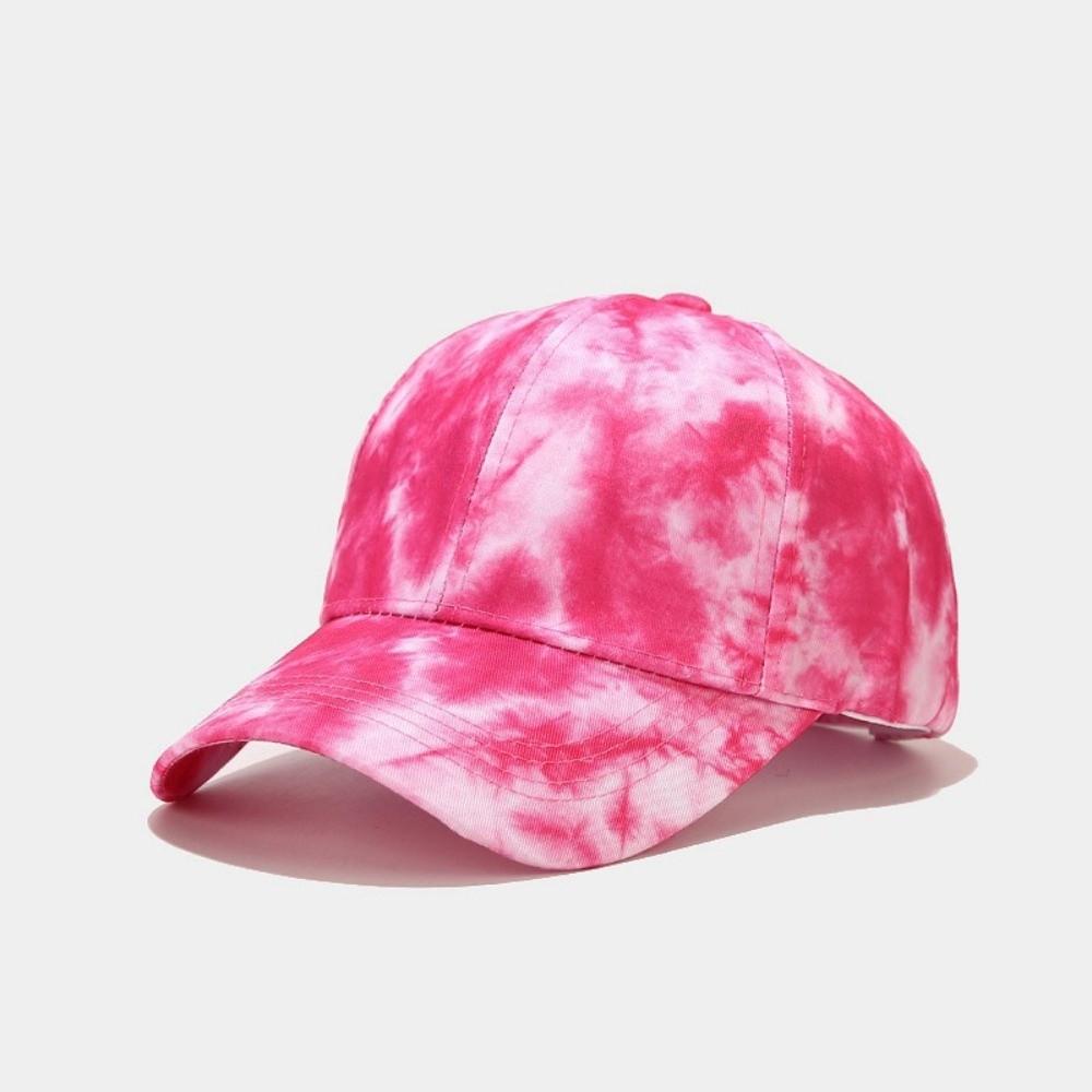 Simple Colorful Graffiti Baseball Cap Adjustable Versatile Outdoor Sports Hat Sun Protection Duck Tongue Hat for Men and Women