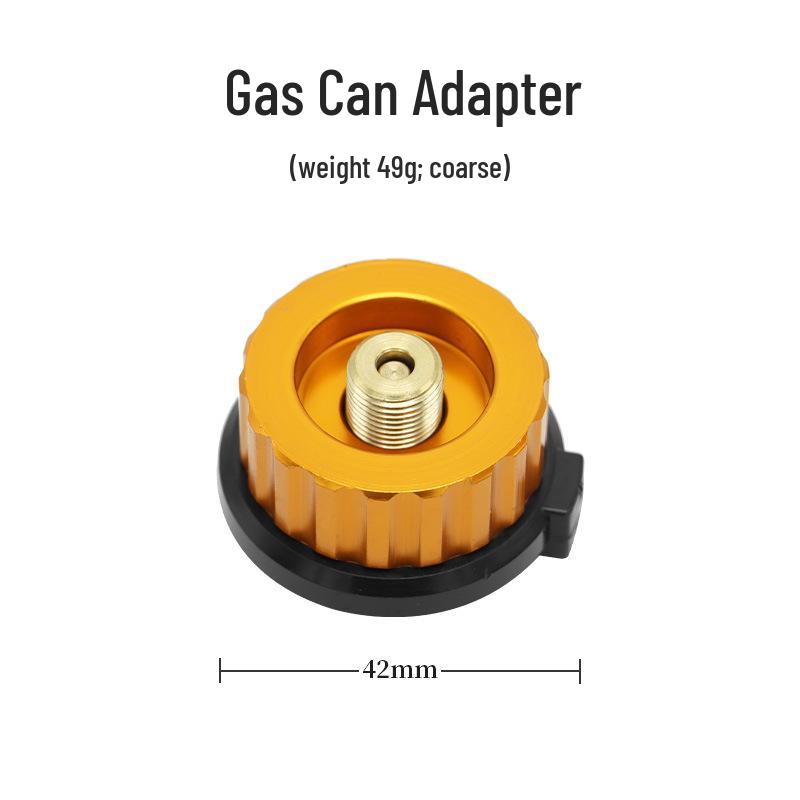 

Portable Stainless Steel Camping Gas Stove with Converter Burner Head
