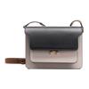 Medium Trunk Shoulder Bag Black/Pelican Women Shoulder_bags SBMPN09NO3-LV589-Z325N